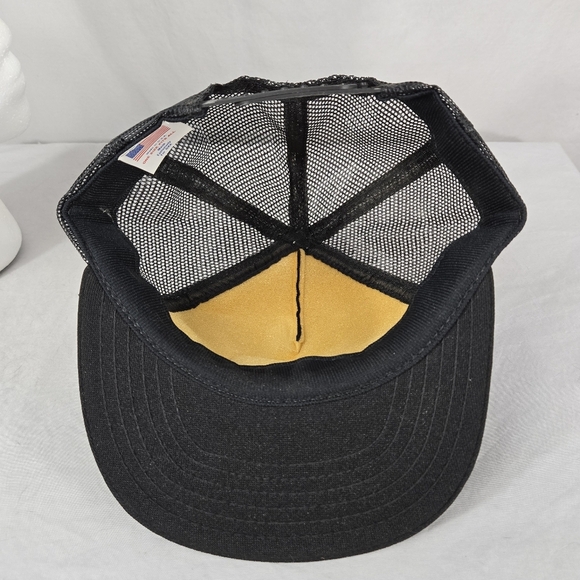 Vintage Snapback NWOT NRA HAT Mesh Trucker GOLD LEAF National Rifle Association - Picture 5 of 6